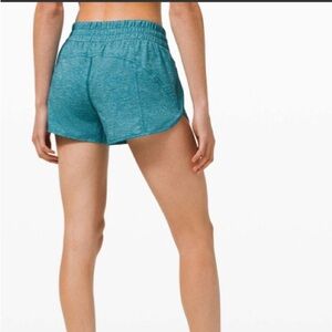 Lululemon Tracker Women's Teal Athletic Shorts size 4
